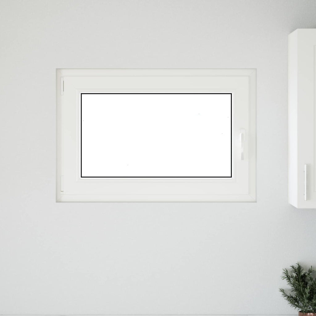 Windows Basement Window Risor 90 X 70 Cm Pvc Glass White PVC and glass