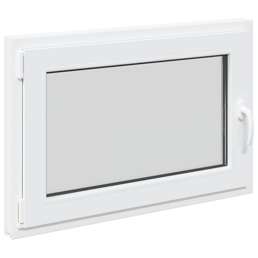 Windows Basement Window Risor 90 X 70 Cm Pvc Glass White PVC and glass