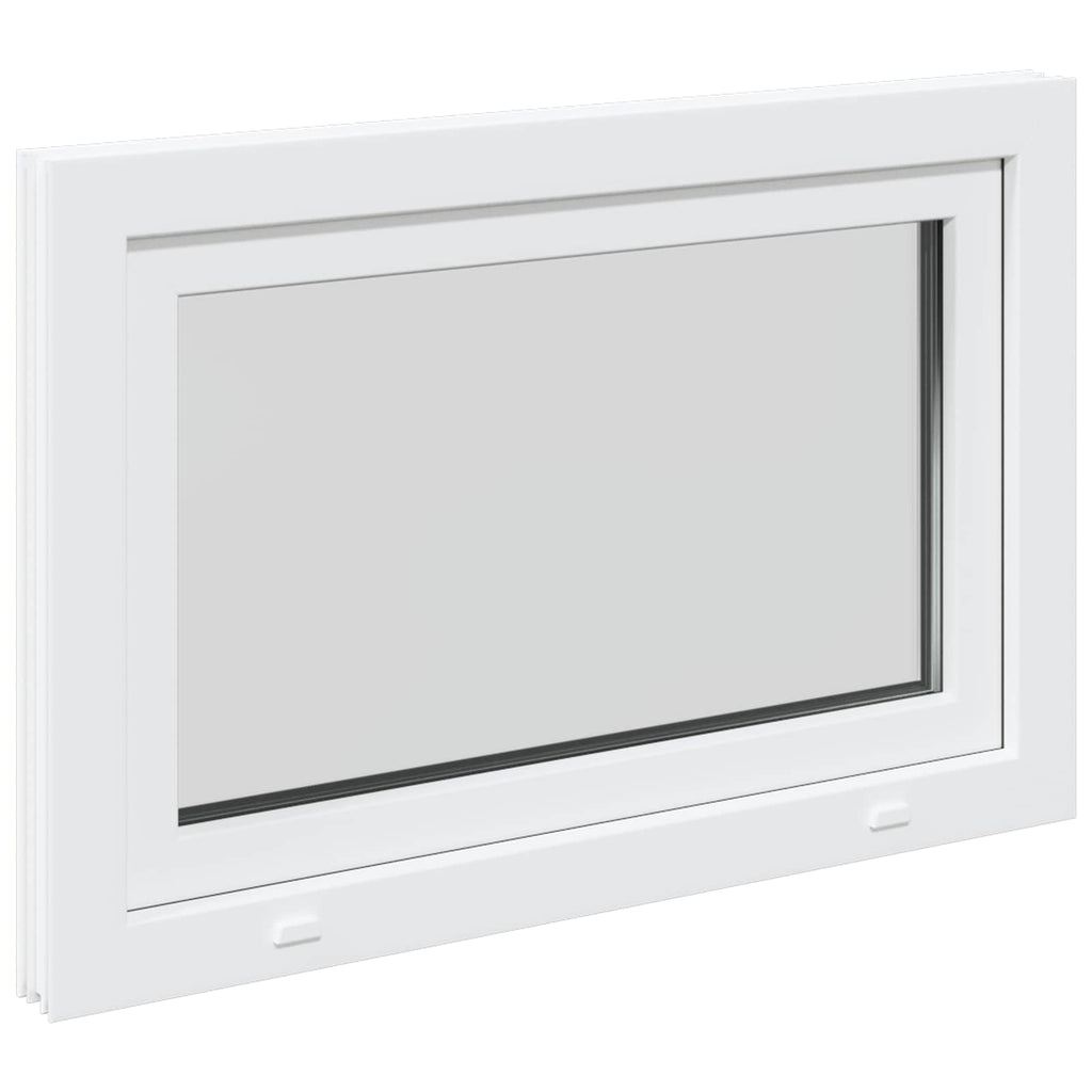 Windows Basement Window Risor 90 X 70 Cm Pvc Glass White PVC and glass