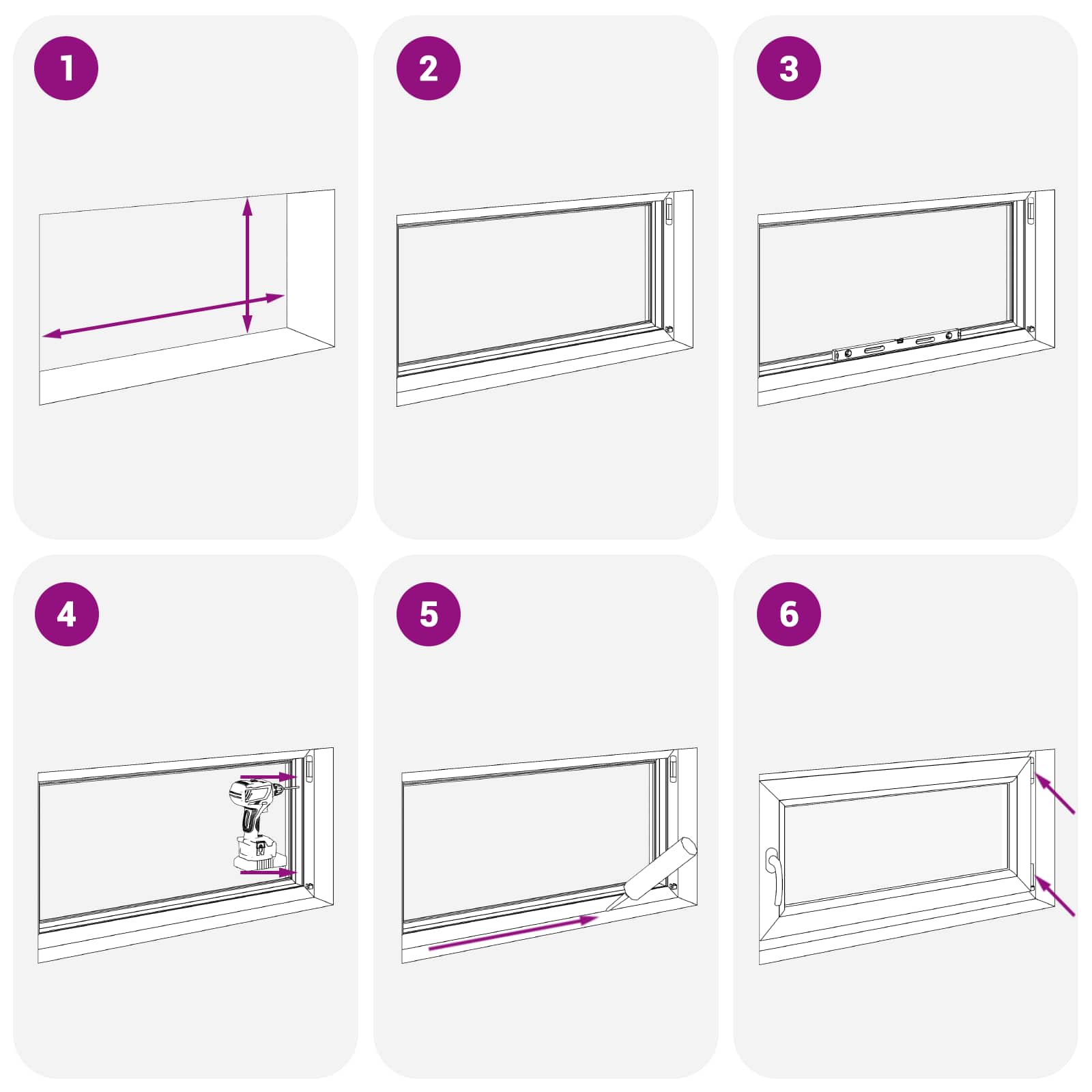 Basement Window Risor 90 X 70 Cm Pvc And Glass White