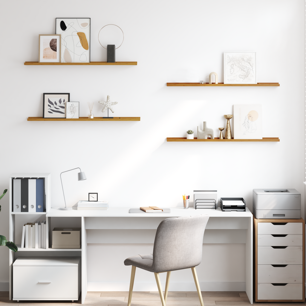 Wall Shelf 4 Pcs Engineered Wood