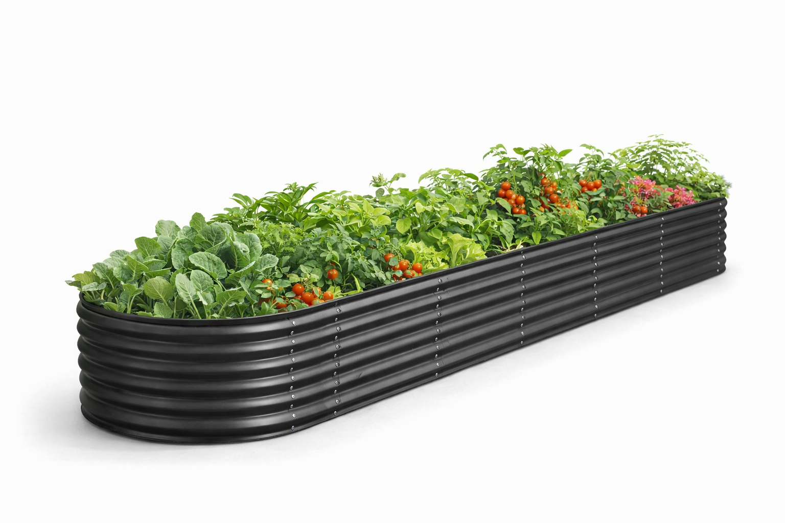 Raised Garden Bed Steel Galvanised Outdoor Vegetable Flower Planter Box