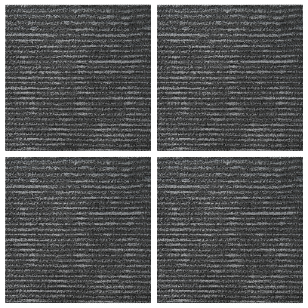 Carpet Tile 50 X 50 Cm 4 Pcs Pp And Bitumen