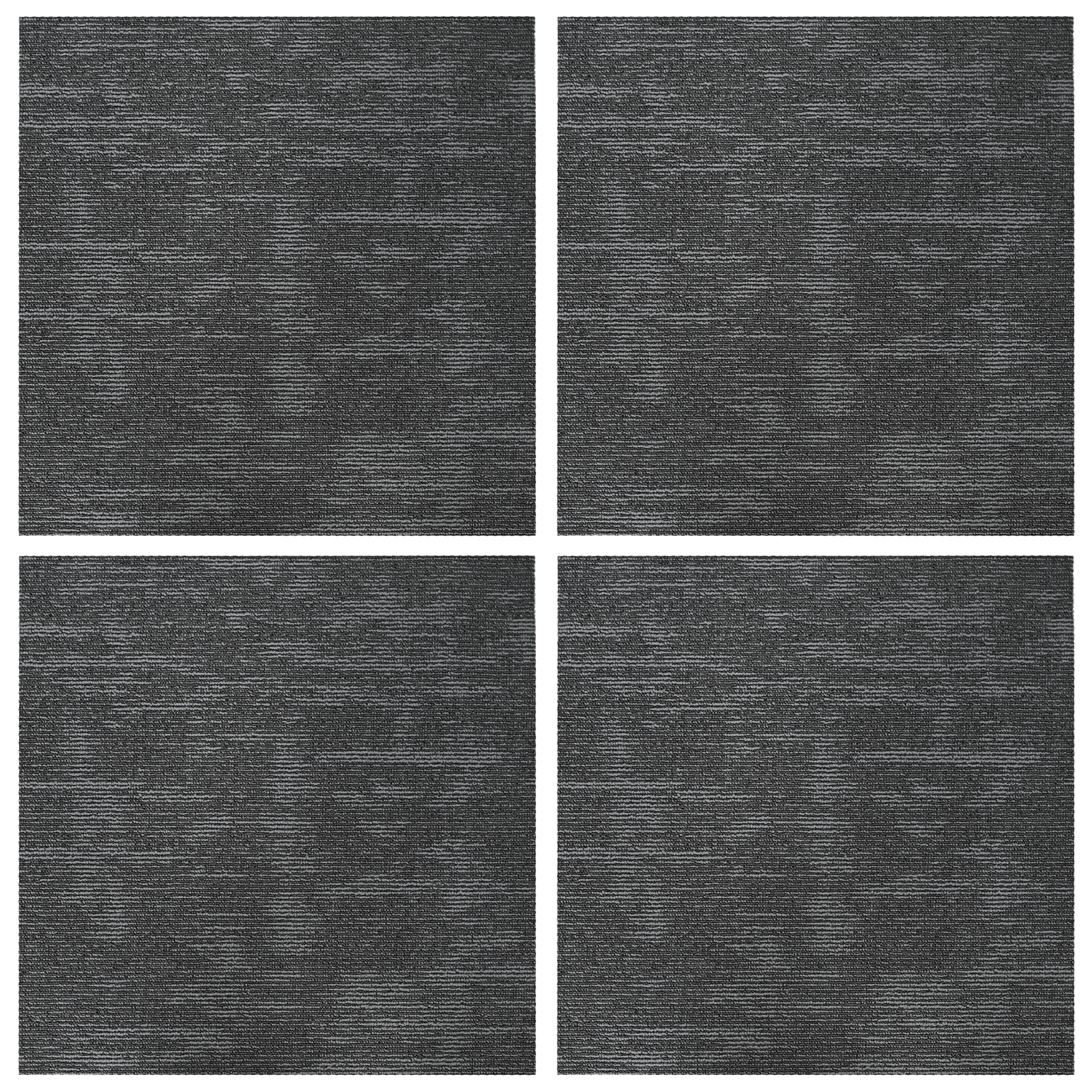 Carpet Tile 50 X 50 Cm 4 Pcs Pp And Bitumen