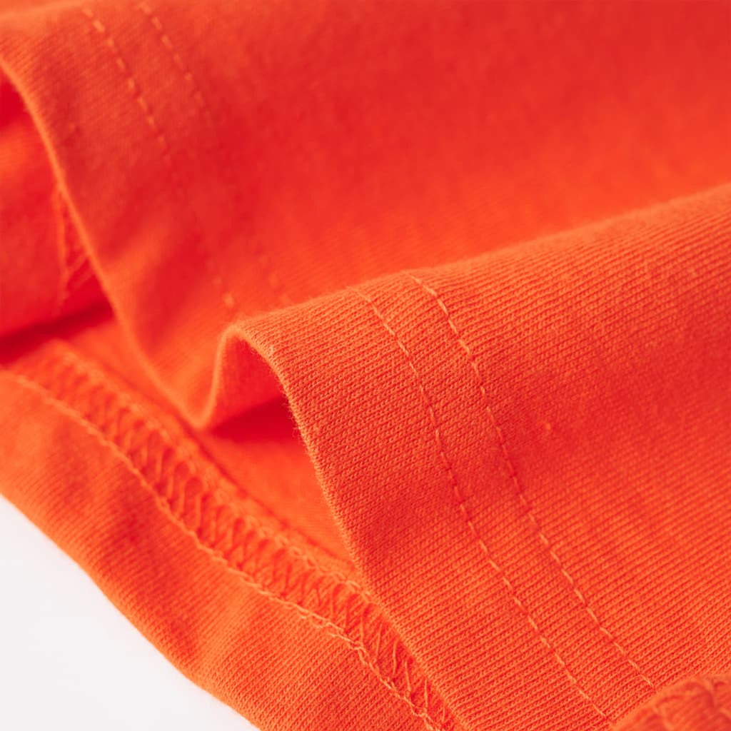 Kids T-Shirt Cotton Dark Orange 128 Children's Top Kids Clothing Variant 3