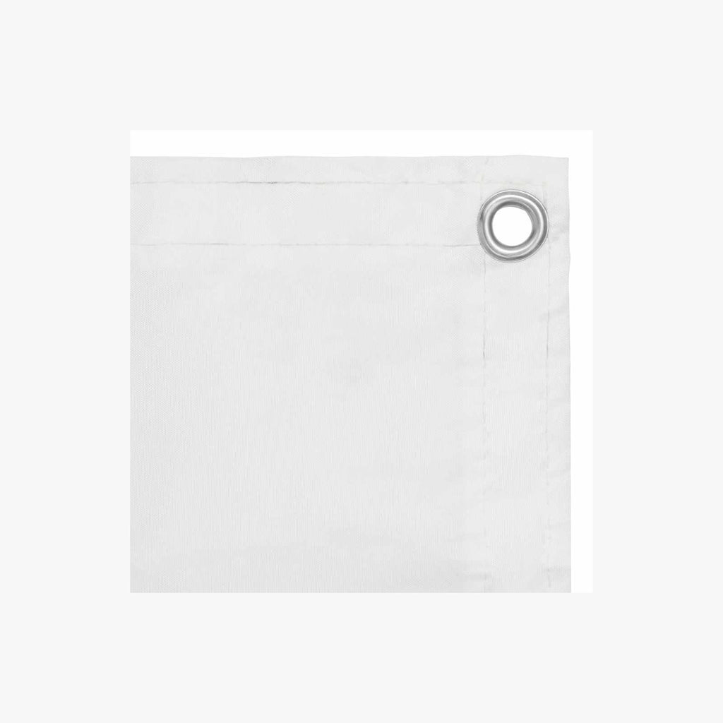 Balcony Screen Oxford Fabric White Waterproof UV Resistant 75 x 500 cm 75x500cm