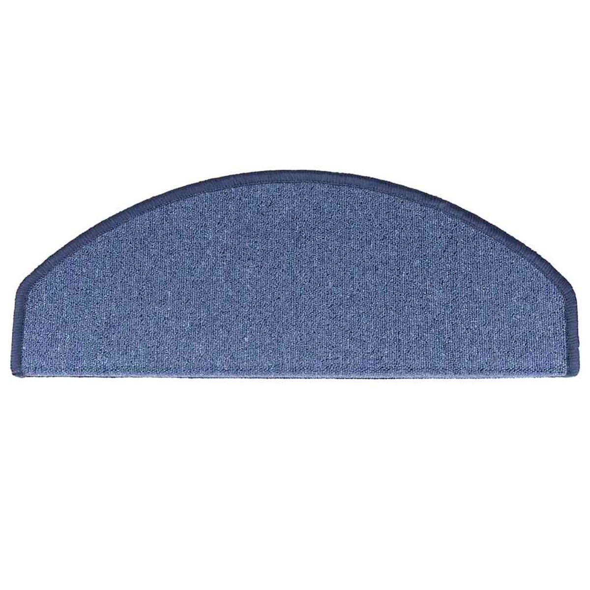 Stair Mats Non-Slip Needle-Punched Fabric -100% Blue Foldable 65 x 24 x 4 cm