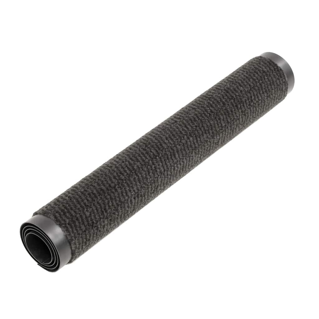 Dust Control Mat Rectangular Tufted Tufted Fabric With A Flexibl Black 180 x