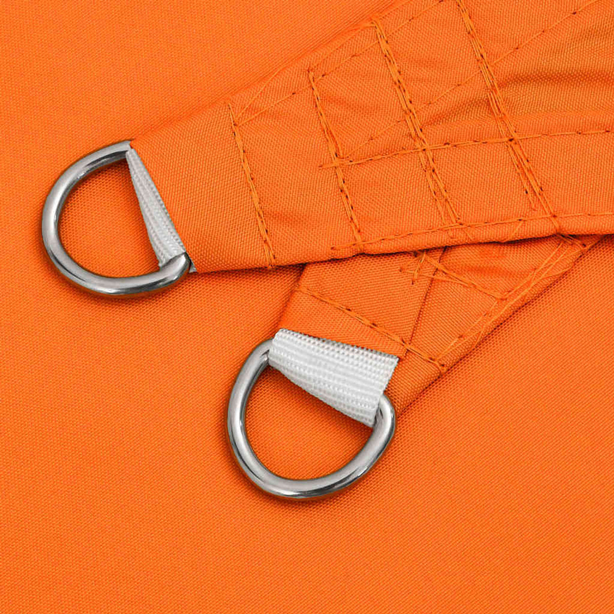 Sunshade Sail Oxford Fabric Orange Water Resistant UV Resistant 200 x 400 cm