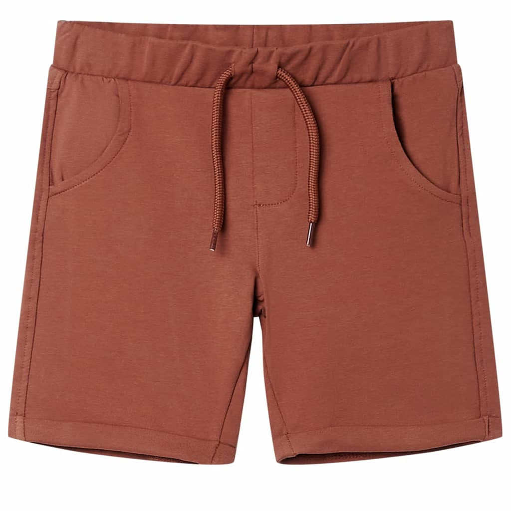 Shorts Cotton Brown 104 Kids' Bottoms Kids' Bottom Kids'Shorts Drawstring 104