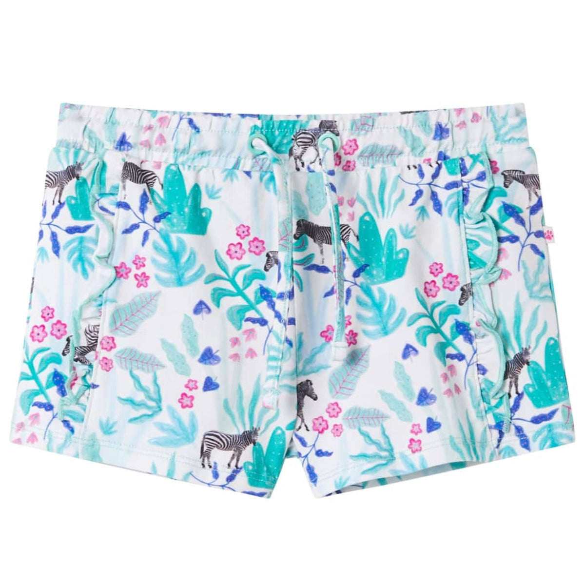 Shorts Cotton Ecru 128 Kids' Bottoms Kids' Bottom Kids'Shorts Drawstring 128