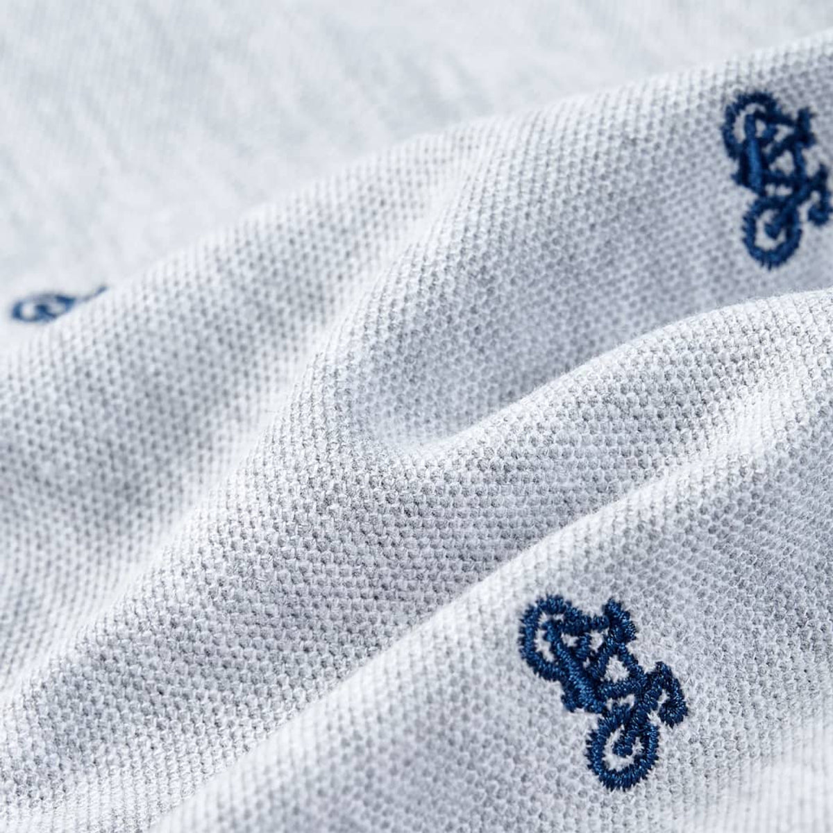 Kids'Polo Shirt Melange Cotton Grey Melange 92 Kids Clothing Children's Wear