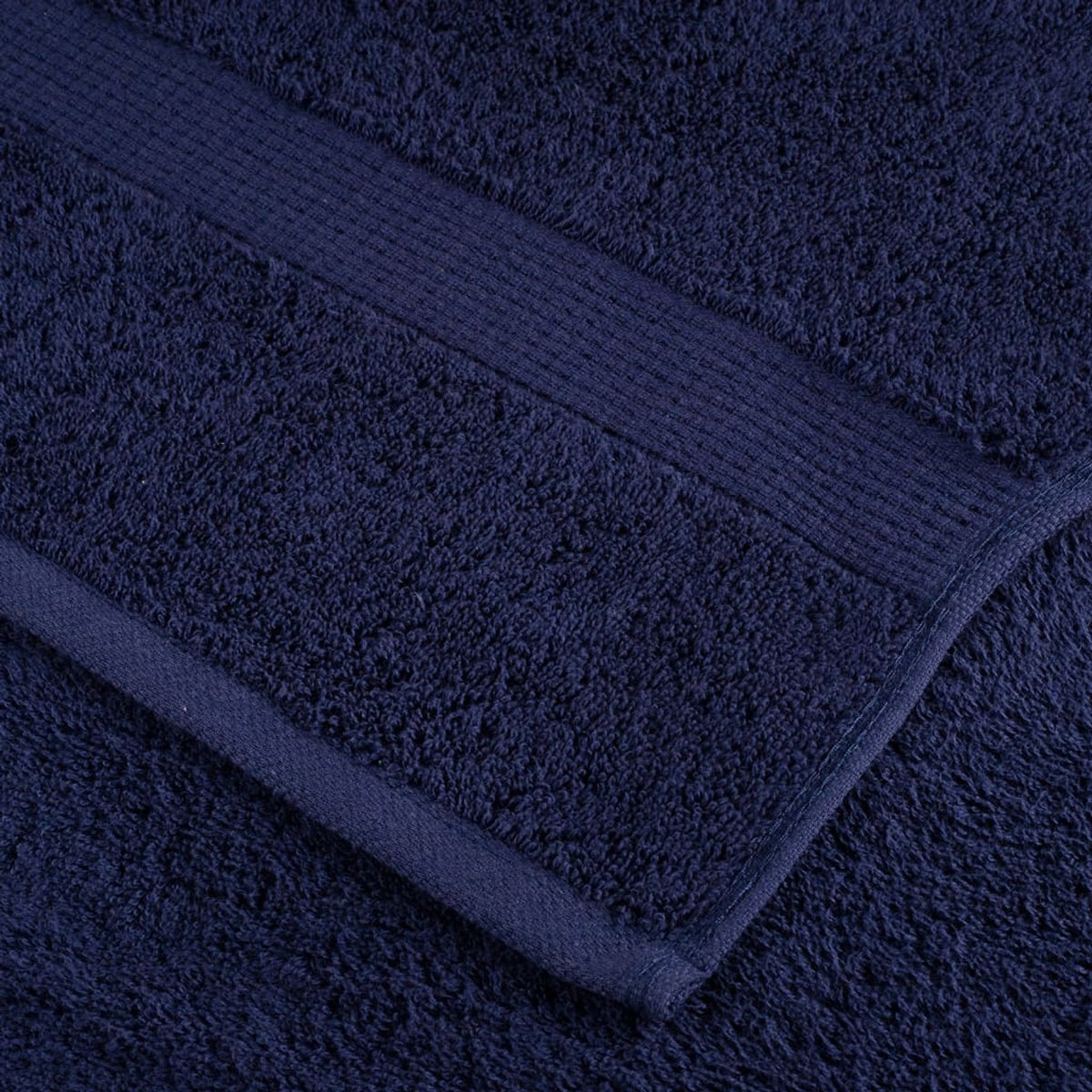 Towel Cotton Navy Blue 50 x 30 cm Bathroom Bath Linen Home Towels 4 Variant 2