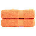 Towel Cotton Orange 140 x 70 cm Bathroom Bath Linen Home Towels 2 Variant 2