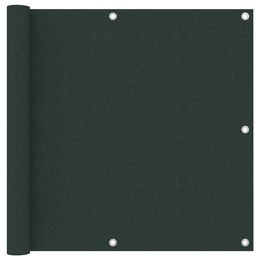 Balcony Screen Dark Oxford Fabric Dark Green Waterproof UV Resistant 90 x 300