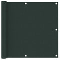 Balcony Screen Dark Oxford Fabric Dark Green Waterproof UV Resistant 90 x 300