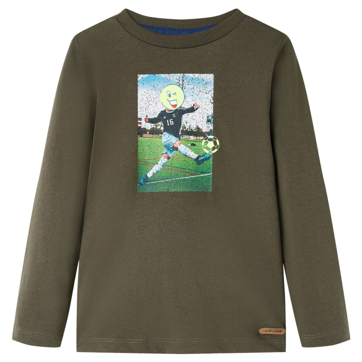 Kids T-Shirt Cotton Khaki 128 Children's Top Kids Clothing Kids Wear Variant 4