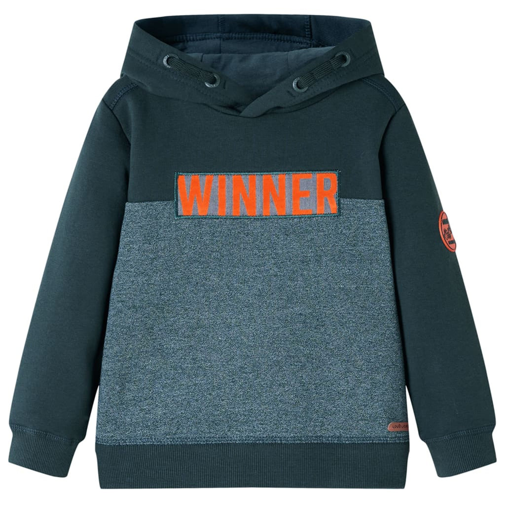 Sweatshirt Cotton Dark Green 104 Kids Clothing Children's Top Kids Wear 104