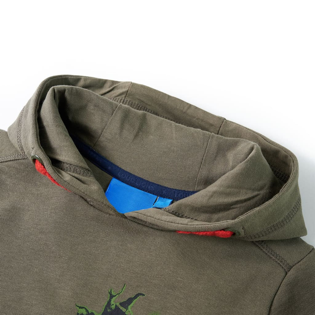 Sweatshirt Cotton Khaki 128 Kids Clothing Children's Top Kids Wear Variant 4