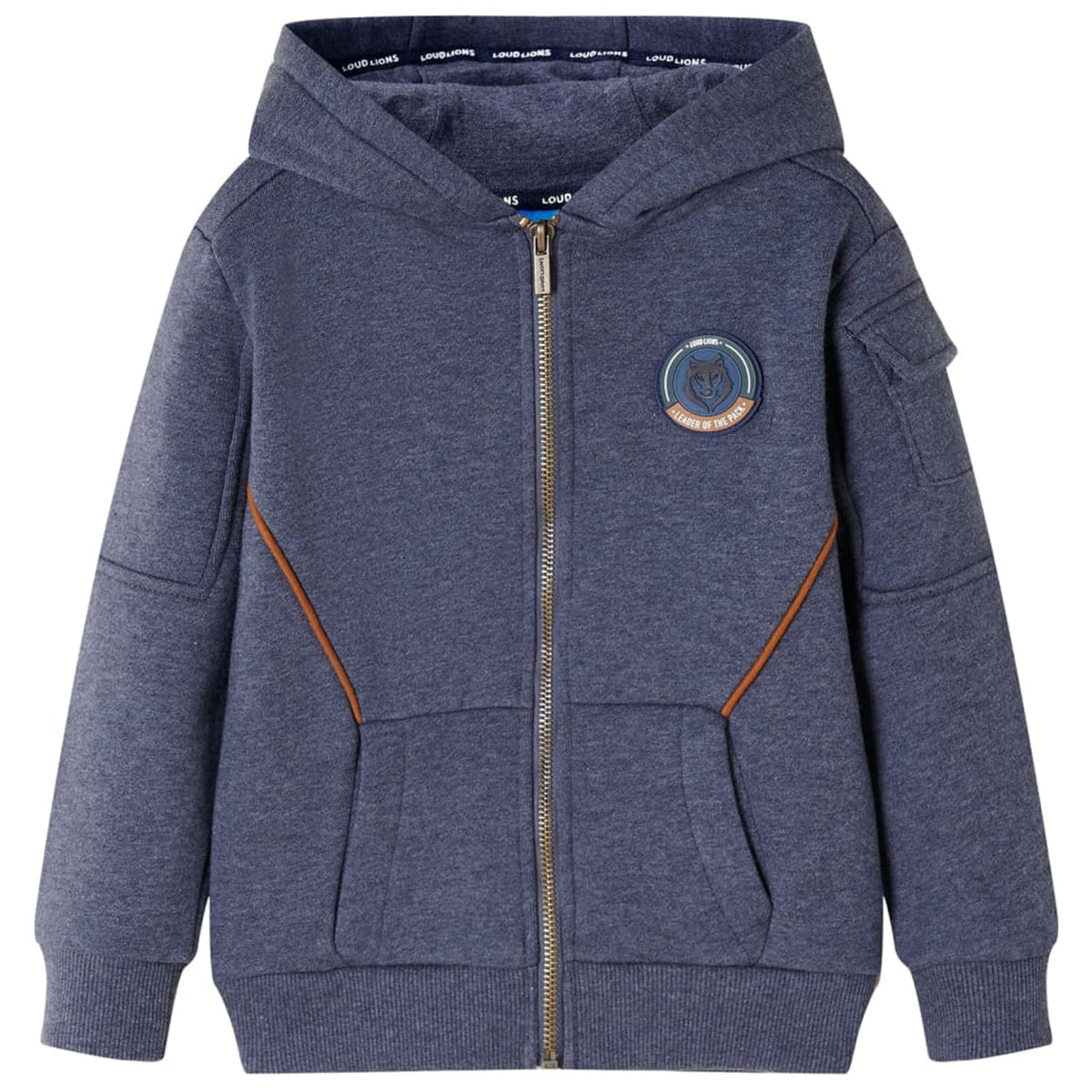 Sweatshirt Cotton Dark Blue Melange 92 Kids Clothing Children's Top Variant 2