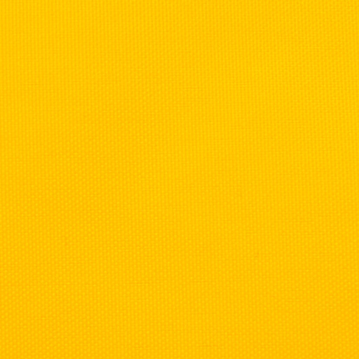 Sunshade Sail Oxford Fabric Yellow Water Resistant UV Resistant 350 x 450 cm