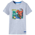 Kids T-Shirt Cotton Grey 116 Children's Top Kids Clothing Kids Wear Variant 2