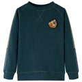 Sweatshirt Cotton Moss Green 116 Kids Clothing Children's Top Kids Wear 116