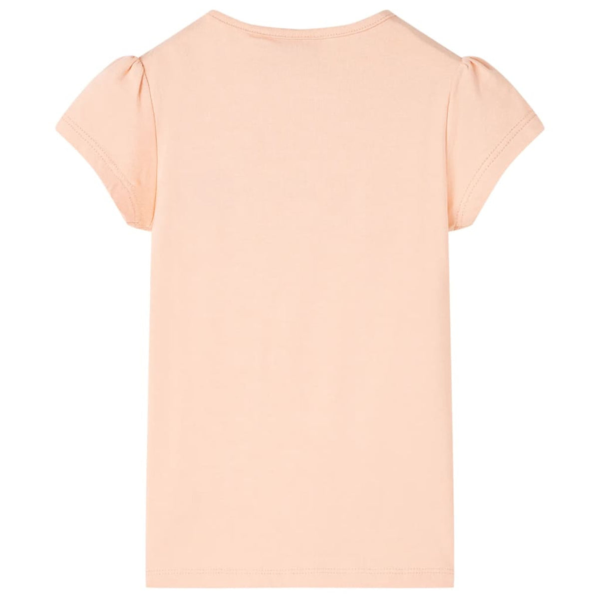 Kids T-Shirt Cotton Light Orange 128 Children's Top Kids Clothing Kids Wear