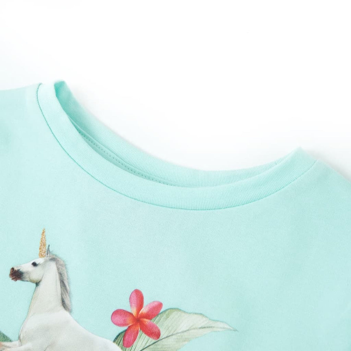 Kids T-Shirt Cotton Light Aqua 104 Children's Top Kids Clothing Kids Wear