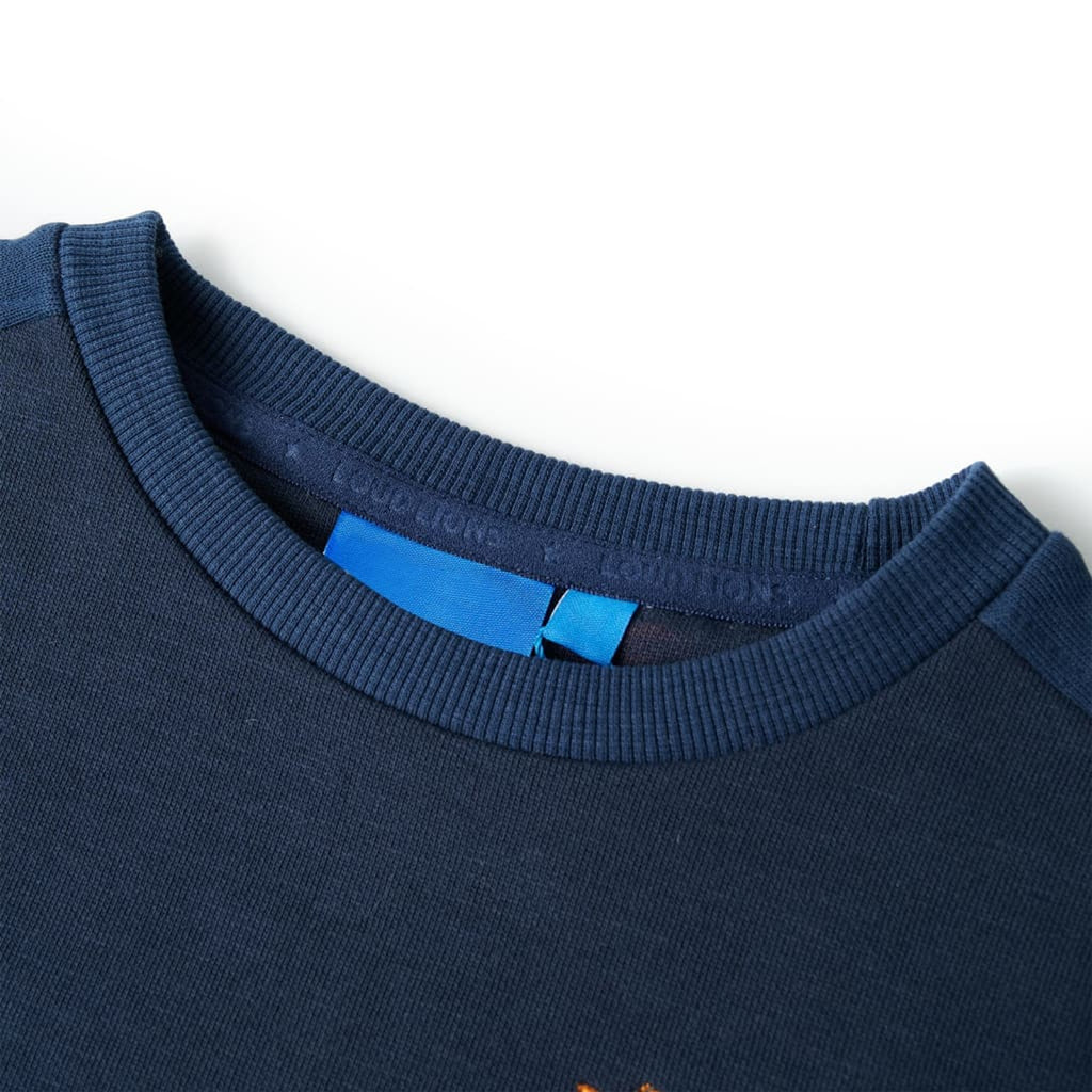 Sweatshirt Cotton Navy Melange 92 Kids Clothing Children's Top Kids Wear 92