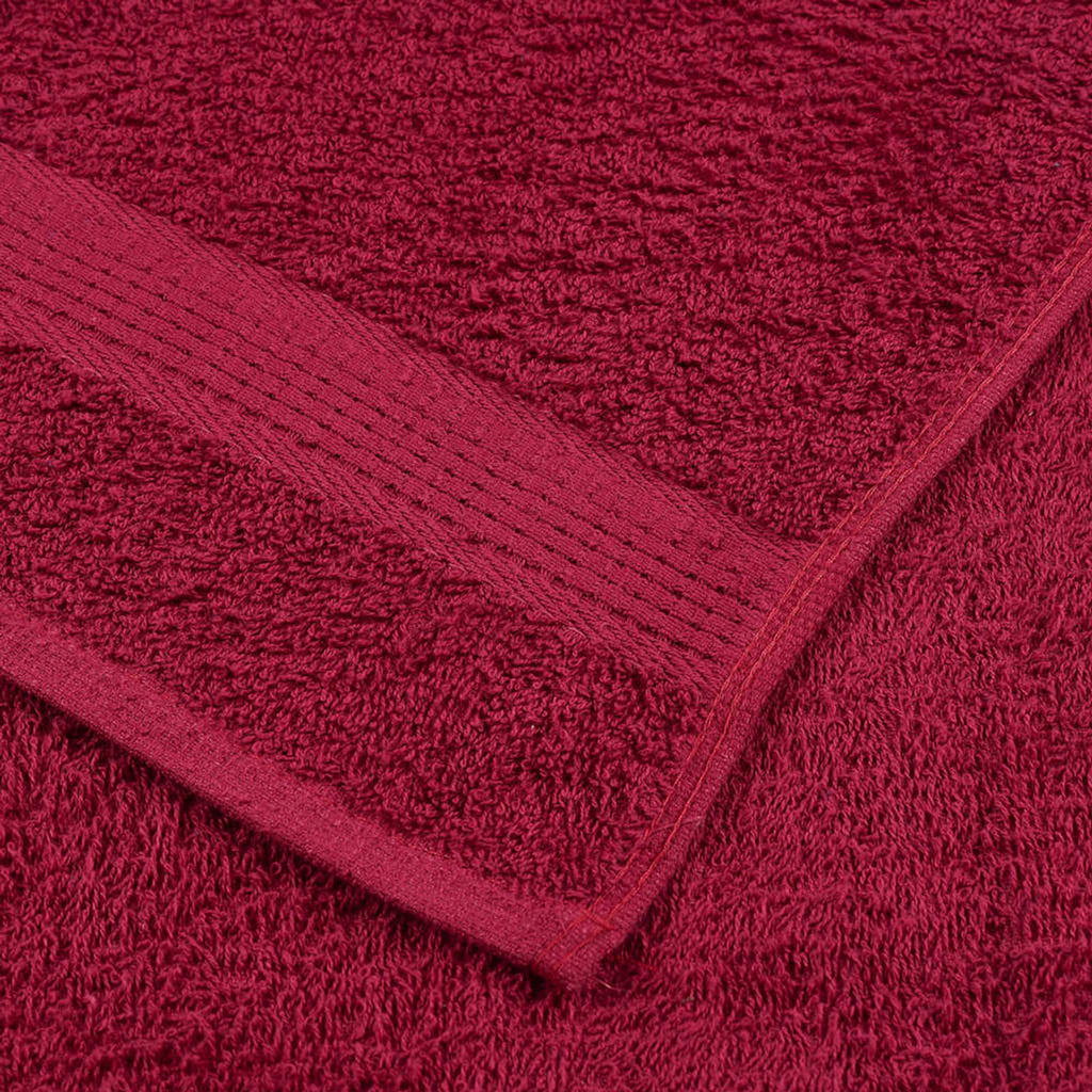 Towel Cotton Bordeaux 30 x 50 cm Bathroom Bath Linen Home Bath Towels &