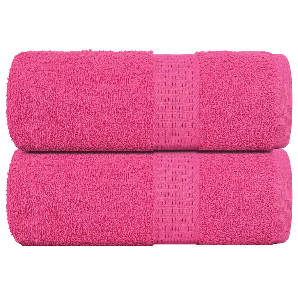 Towel Cotton Pink 30 x 30 cm Bathroom Bath Linen Home Towels 2 pcs Wash 30x30cm