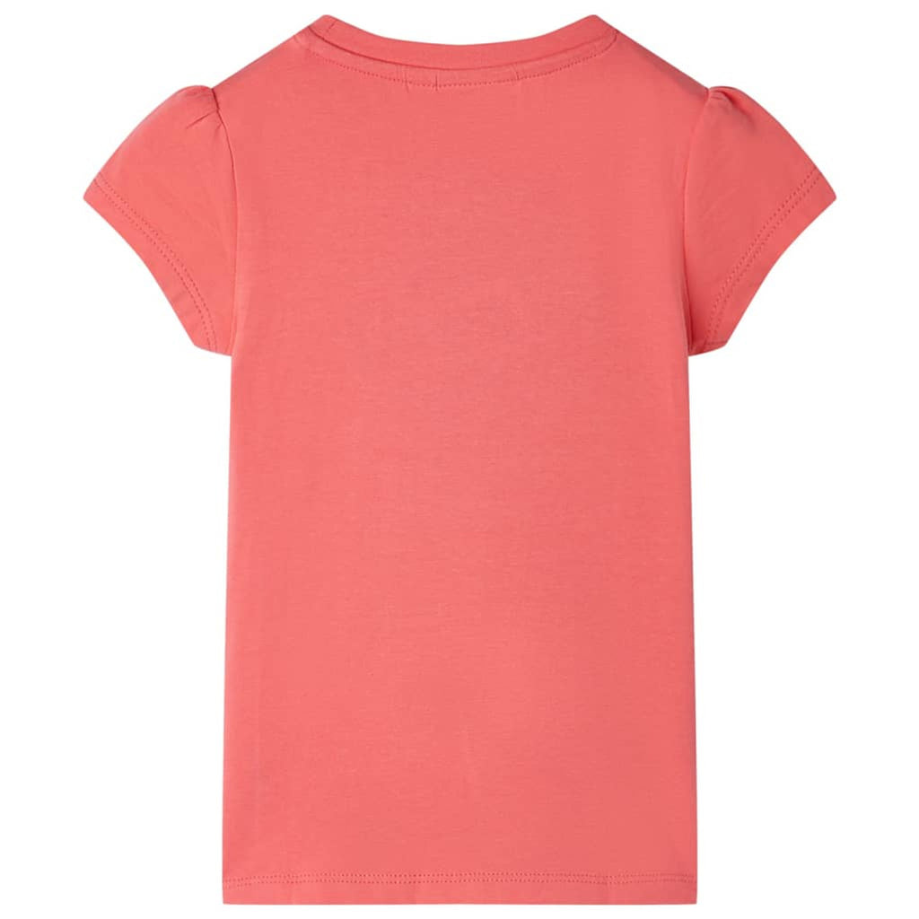 Kids T-Shirt Cotton Coral 116 Children's Top Kids Clothing Kids Wear Variant 2