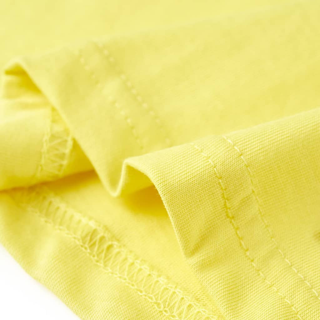 Kids T-Shirt Cotton Yellow 140 Children's Top Kids Clothing Kids Variant 4