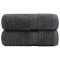 Towel Cotton Anthracite 50 x 30 cm Bathroom Bath Linen Home Towels 2 Variant 2