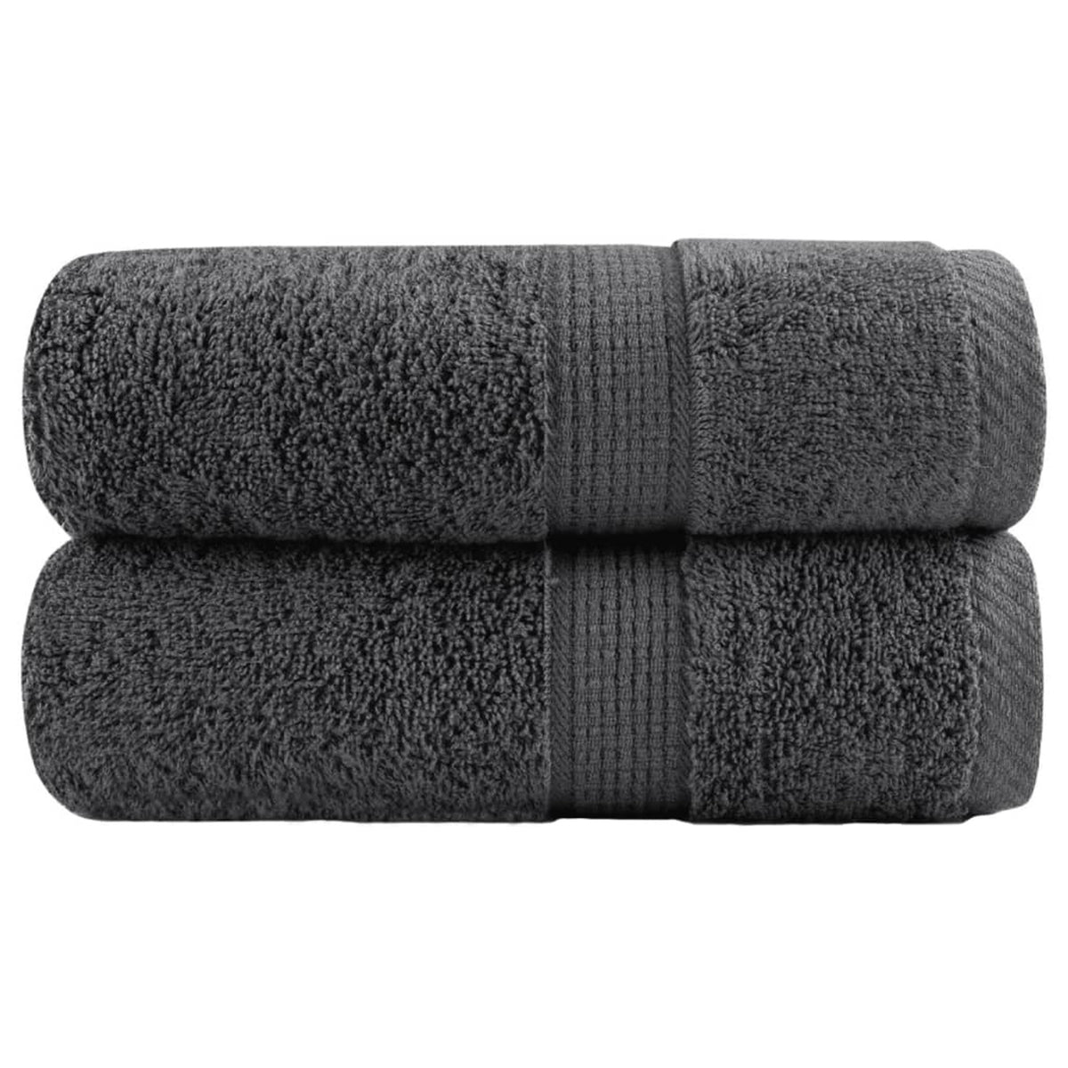 Towel Cotton Anthracite 50 x 30 cm Bathroom Bath Linen Home Towels 2 Variant 2