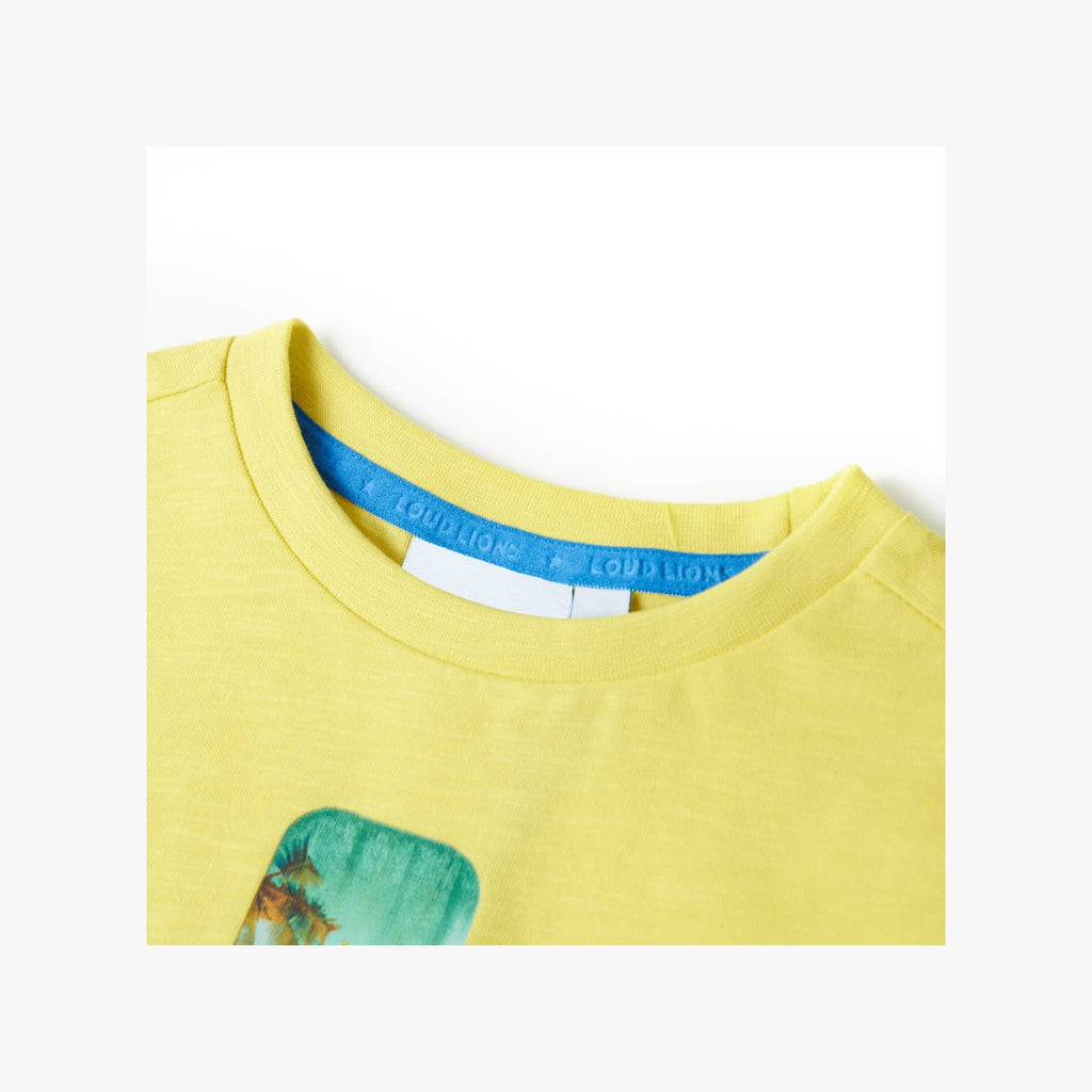 Kids T-Shirt Cotton Yellow 116 Children's Top Kids Clothing Kids Variant 5