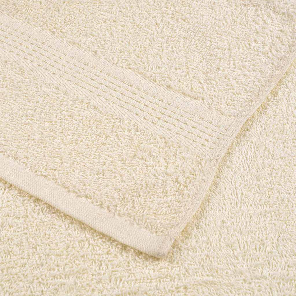 Towel Cotton Cream 30 x 30 cm Bathroom Bath Linen Home Towels 2 pcs Wash 30x30cm