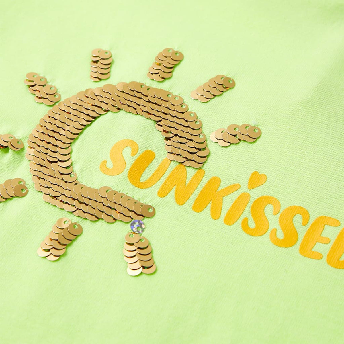 Kids T-Shirt Cotton Neon Yellow 116 Children's Top Kids Clothing Variant 2