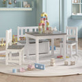 Table Mdf White 60 x 50 x 48 cm Furniture Home Dining Baby Toddler Variant 3