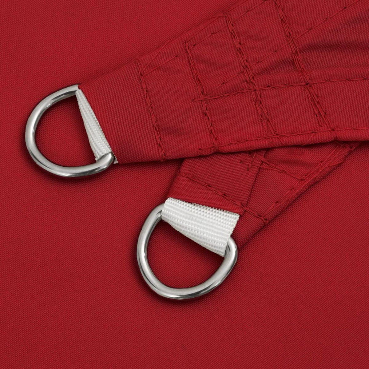 Sunshade Sail Oxford Fabric Red Water Resistant UV Resistant 200 x 250 cm