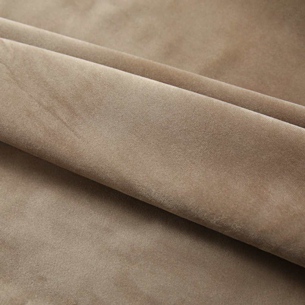 Blackout Curtain Velvet Beige 140 x 245 cm Window Dressing Home Variant 2