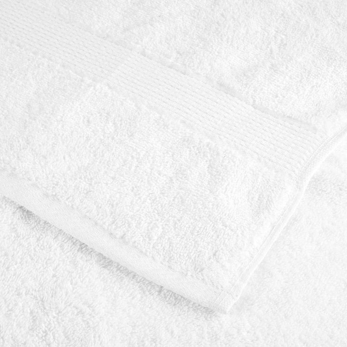 Towel Cotton White 140 x 70 cm Bathroom Bath Linen Home Towels 4 pcs Variant 2