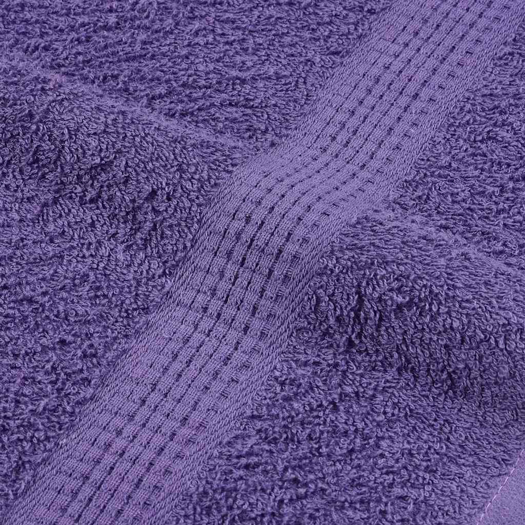 Towel Cotton Purple 15 x 21 cm Bathroom Bath Linen Home Bath Towels & Flannels