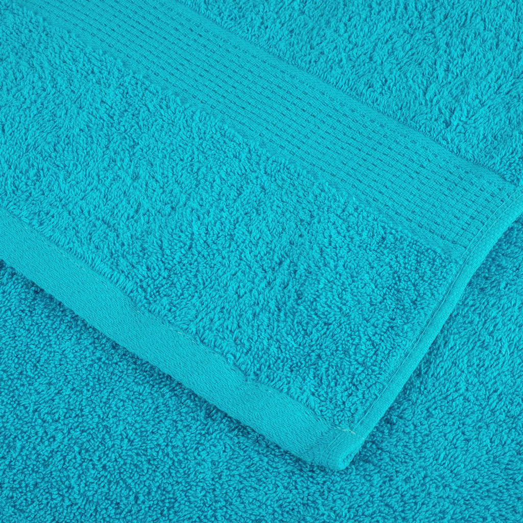 Towel Cotton Turquoise 50 x 30 cm Bathroom Bath Linen Home Towels 4 Variant 2