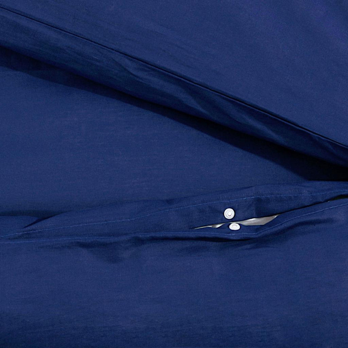 Duvet Cover Microfiber Fabric (100% Poly Navy Blue 240 x 260 cm Bedding