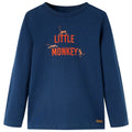 Kids T-Shirt Cotton Navy Blue 104 Children's Top Kids Clothing Kids Variant 5