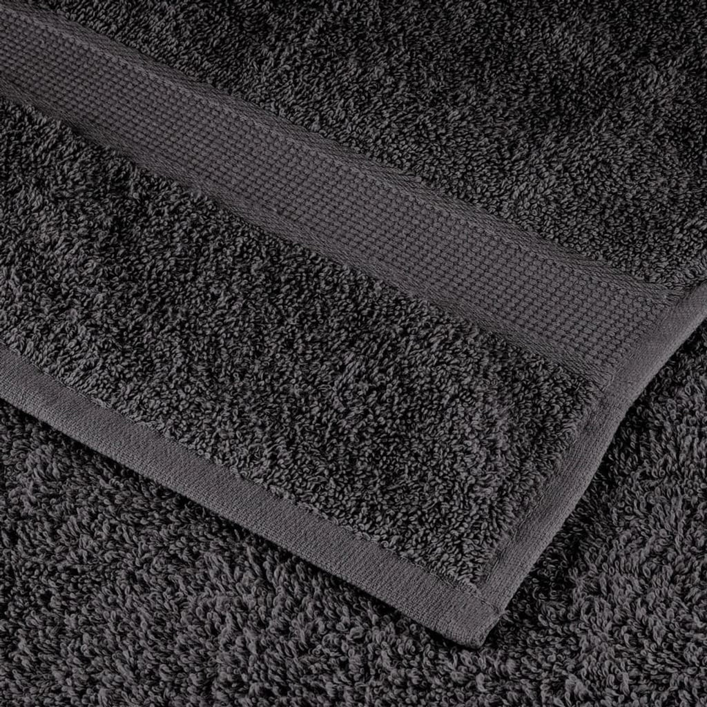 Towel Cotton Anthracite 30 x 30 cm Bathroom Bath Linen Home Towels 4 Variant 2