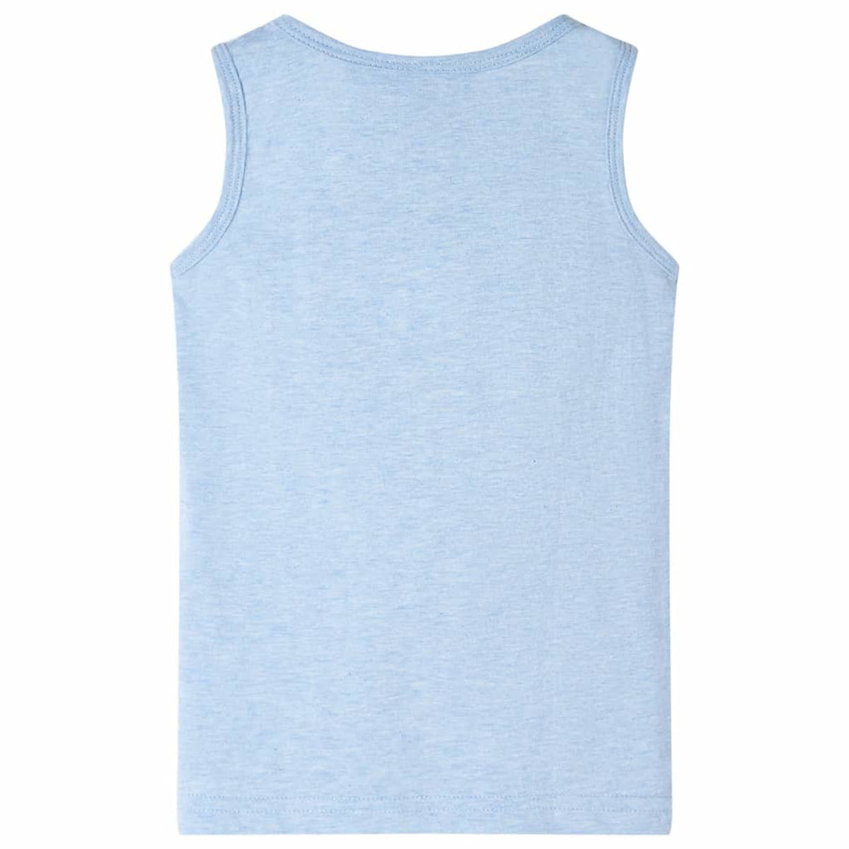 Kids'Tank Top Soft Melange Cotton Soft Blue Melange 116 Kids Clothing Kids'