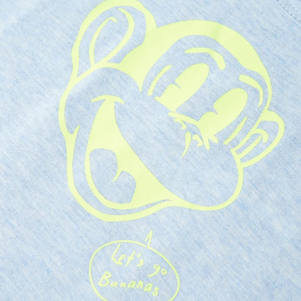 Kids'Tank Top Soft Melange Cotton Soft Blue Melange 116 Kids Clothing Kids'